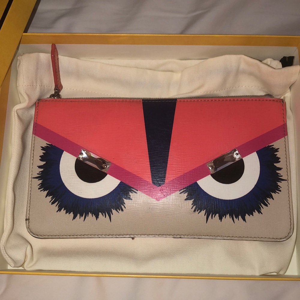 Fendi Monster Zipper Wallet - Picture 6 of 7